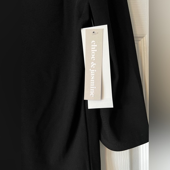 Chloe and Jasmine black blouse size S - Picture 3 of 6